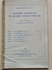Rapsodie napoletane 1934 usato  Italia