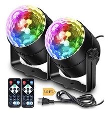 Apeocose 2pk bola de discoteca luzes de festa, caixa aberta, controle remoto ativado por som comprar usado  Enviando para Brazil