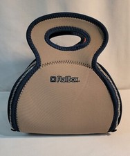 Lancheira plana dobrável isolada de neoprene cáqui azul marinho com zíper Placemat  comprar usado  Enviando para Brazil
