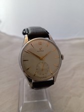 omega watches leather strap mens for sale  EASTBOURNE