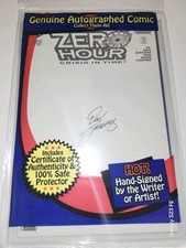 Quadrinhos Zero Hour # 0 assinado por Dan Jurgens com certificado de autenticidade! DC Comics/Polybagged! /2000! comprar usado  Enviando para Brazil