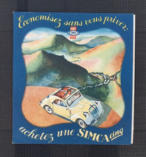 Simca catalogue prospectus d'occasion  Aulnoye-Aymeries