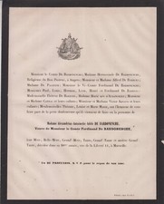 1889 faire part d'occasion  Toulouse-