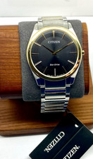 Relógio Citizen masculino Eco Drive AR3074-54E Stiletto mostrador preto 38mm pulseira pequena comprar usado  Enviando para Brazil