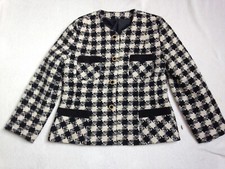 Veste carreaux noirs d'occasion Veste carreaux noirs d'occasion  Ambrières-les-Vallées