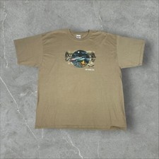 Camiseta Vintage Orr Minnesota Lake Nature Masculina 2XL XXL Bege Caiaque Aquático comprar usado  Enviando para Brazil