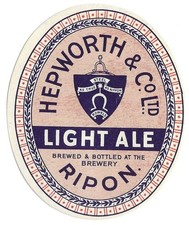 Beer label hepworth for sale  BURY