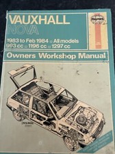 Haynes manual vauxhall for sale  MANSFIELD