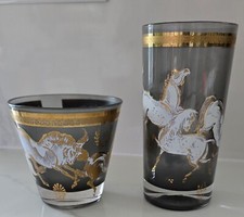 Usado, Copos raros Culver MCM Ming Wild Horses uísque Highball um cada conjunto de 2 comprar usado  Enviando para Brazil