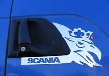 Tampa de guarnição de maçaneta de porta SCANIA R/P/G Series 2009-2016 cromada 2 peças aço inoxidável comprar usado  Enviando para Brazil