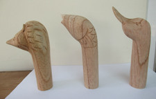 Wooden carved stick for sale  PETERBOROUGH