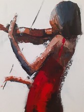 Tableau hst violoniste d'occasion  Saint-Valery-sur-Somme