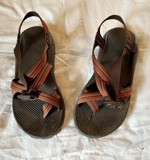 Usado, Sandálias masculinas Z/2 marrom/laranja Chaco sola Vibram comprar usado  Enviando para Brazil