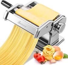 Máquina de massas, 150 rolos e cortadores 7 configurações de espessura espaguete, fettuccini etc comprar usado  Enviando para Brazil