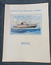 Menu compagnie messageries d'occasion  Le Val