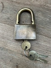 Vintage yale brass for sale  CHESTERFIELD