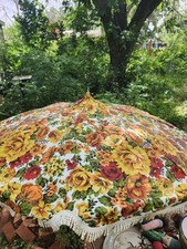 Vintage floral tasseled for sale  Abilene