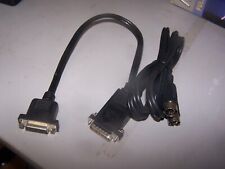 Usado, Cabo MIDI com um conector DB15 macho e um conector DB15 fêmea e dois machos DIN 5 comprar usado  Enviando para Brazil