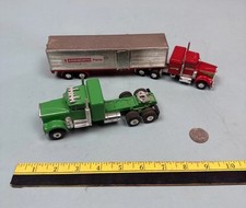 2- Diecast Kenworths-Shinsei Mini Power Semi Caminhão e Reboque-Champ of Road Cab, usado comprar usado  Enviando para Brazil