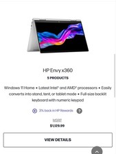 Envy x360 convertible for sale  Columbia
