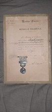 Diplome medaille coloniale d'occasion  Paris XVII