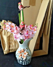 Vase silber seidenblumen gebraucht kaufen  Dorshm., Guldental, Windeshm.