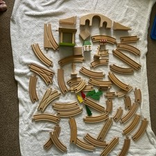 wooden train track pieces for sale  BOGNOR REGIS