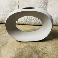 Vaso de escultura em cerâmica Crate&barrel 10 polegadas de altura comprar usado  Enviando para Brazil