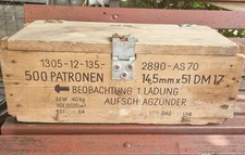 Munitionskiste holz gebraucht kaufen  Altenkirchen