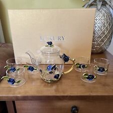 Beautiful glass teapot for sale  NEWPORT