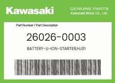 Kawasaki genuine battery for sale  Christiansburg