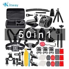 62 peças câmera GoPro acessórios Hero 8 7 6 5 4 preta HD câmera de ação kit esportivo comprar usado  Enviando para Brazil