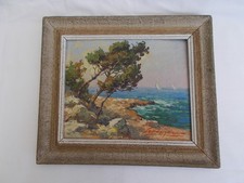 Tableau ancien marine d'occasion  Aire-sur-la-Lys