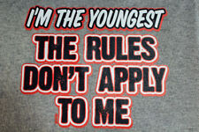 Youngest rules graphic for sale  Lambertville