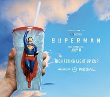 Superman Filme Light Up Cup Regal Cinema Exclusivo Pré-venda Novo comprar usado  Enviando para Brazil