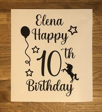 Personalised age happy for sale  BURY ST. EDMUNDS