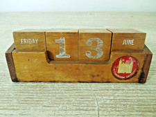 Perpetual wooden desk for sale  COLCHESTER