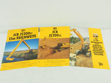 3 Prospekte JCB JS200LC Hydrailkbagger Raupenbagger 1993-1995 comprar usado  Enviando para Brazil