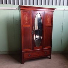 Edwardian mahogany inlaid for sale  DALKEITH