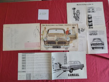 N°21320 / FORD Consul / Taunus   catalogue et dépliant 1955-65, usado comprar usado  Enviando para Brazil