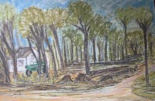 Peinture pastel impressionnist d'occasion  Besançon