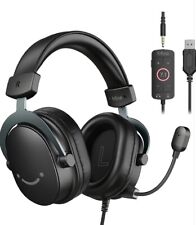Fone de Ouvido para Jogos PC, Fone de Ouvido USB com Som Surround 7.1, Microfone Destacável, C comprar usado  Enviando para Brazil