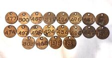 Numeri targhette vintage usato  Italia