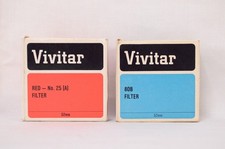 2 Vivitar 52mm vermelho nº Filtro 25A e 80B feito no Japão com caixa, estojo e instruções, usado comprar usado  Enviando para Brazil