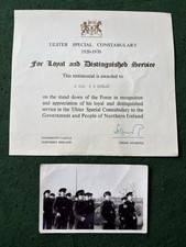 Ulster special constabulary for sale  BUSHMILLS