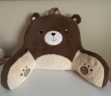 Travesseiro de cama Huntington Home de pelúcia marrom urso preto leitura infantil *LEIA comprar usado  Enviando para Brazil