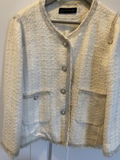 Zara boucle jacket for sale  MARKET HARBOROUGH