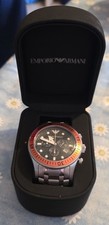Emporio armani chronograph gebraucht kaufen  Höchberg