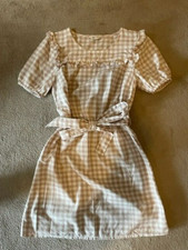 Pink white check for sale  ASHFORD