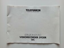 Manuale istruzioni videorecord usato  Arienzo